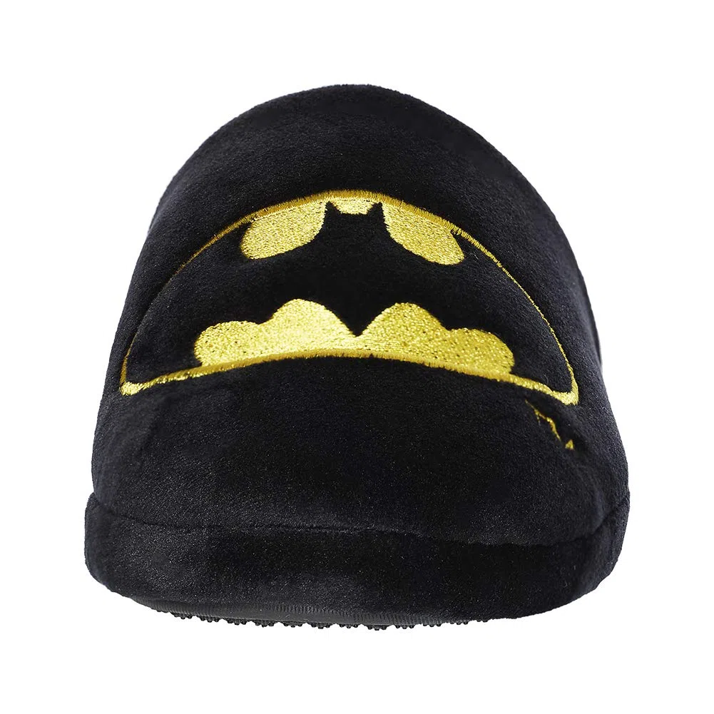 DC Comics The Batman Superman Kapcie Męskie Ciepłe Klapki Domowe Pluszowe Czarne Niebieskie 3 Rozmiary