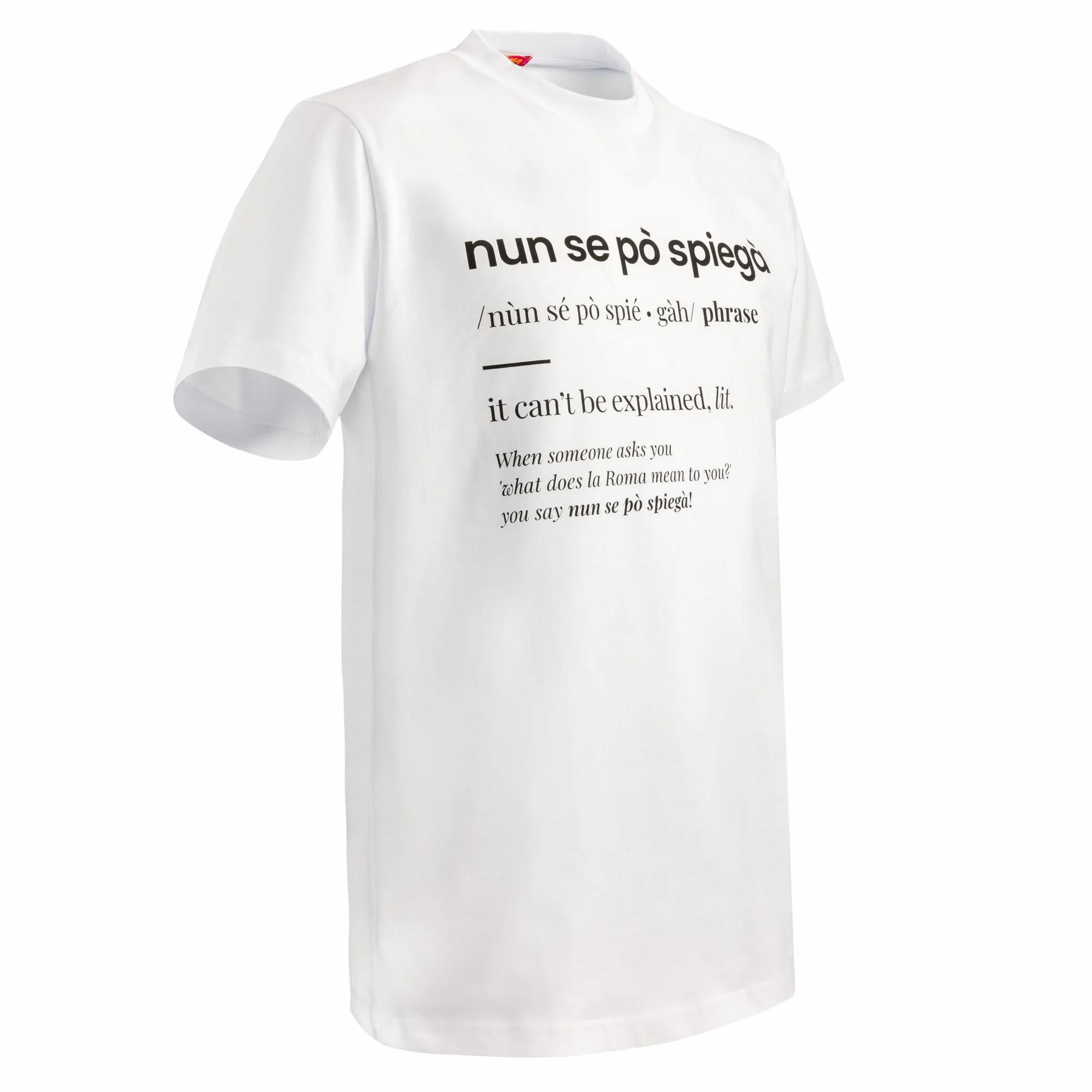 AS Roma Koszulka Uniseks T-shirt Nun Se Po Spiega
