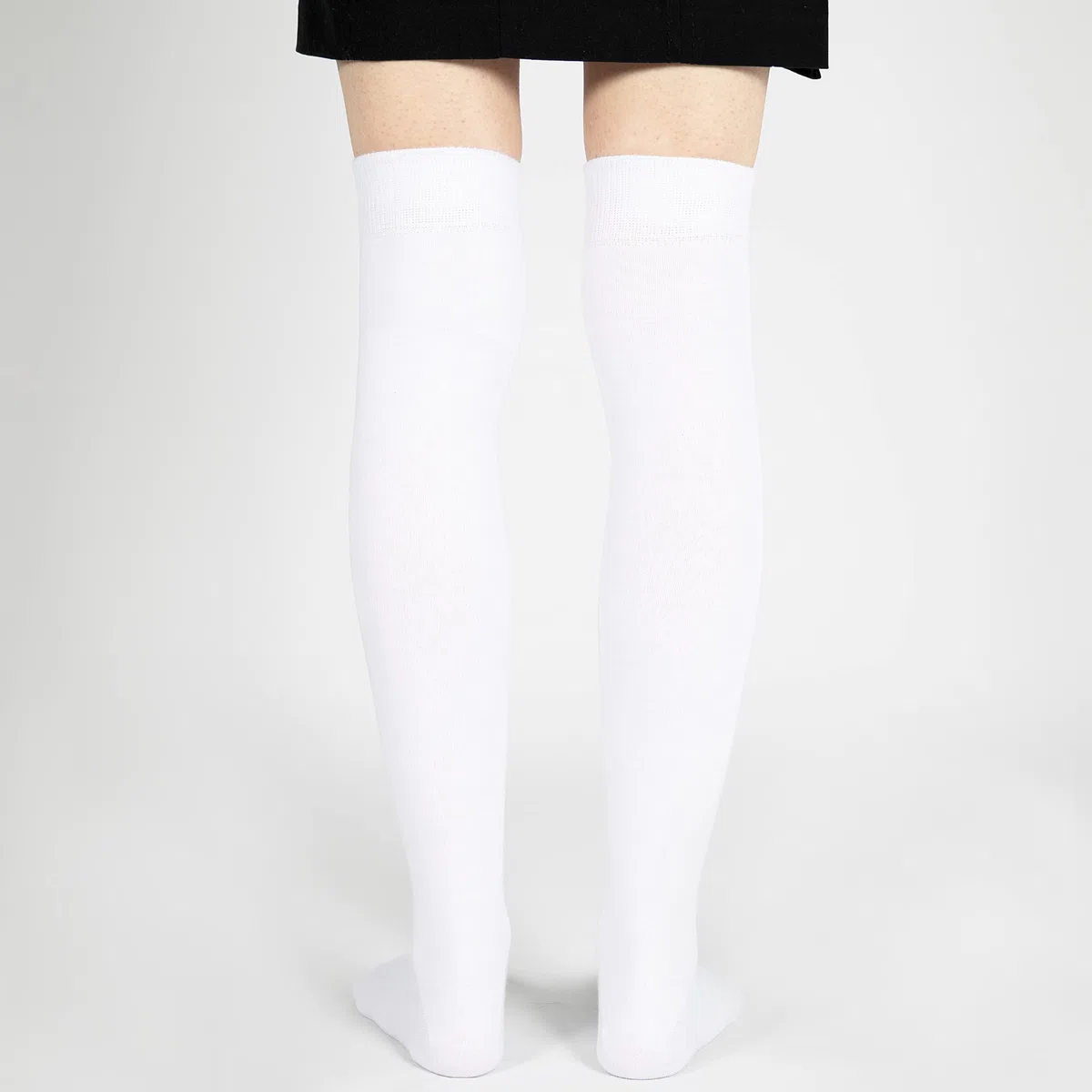 Mysocks Uniseks za kolano gładkie skarpety bezszwowe palce bawełna czesana
