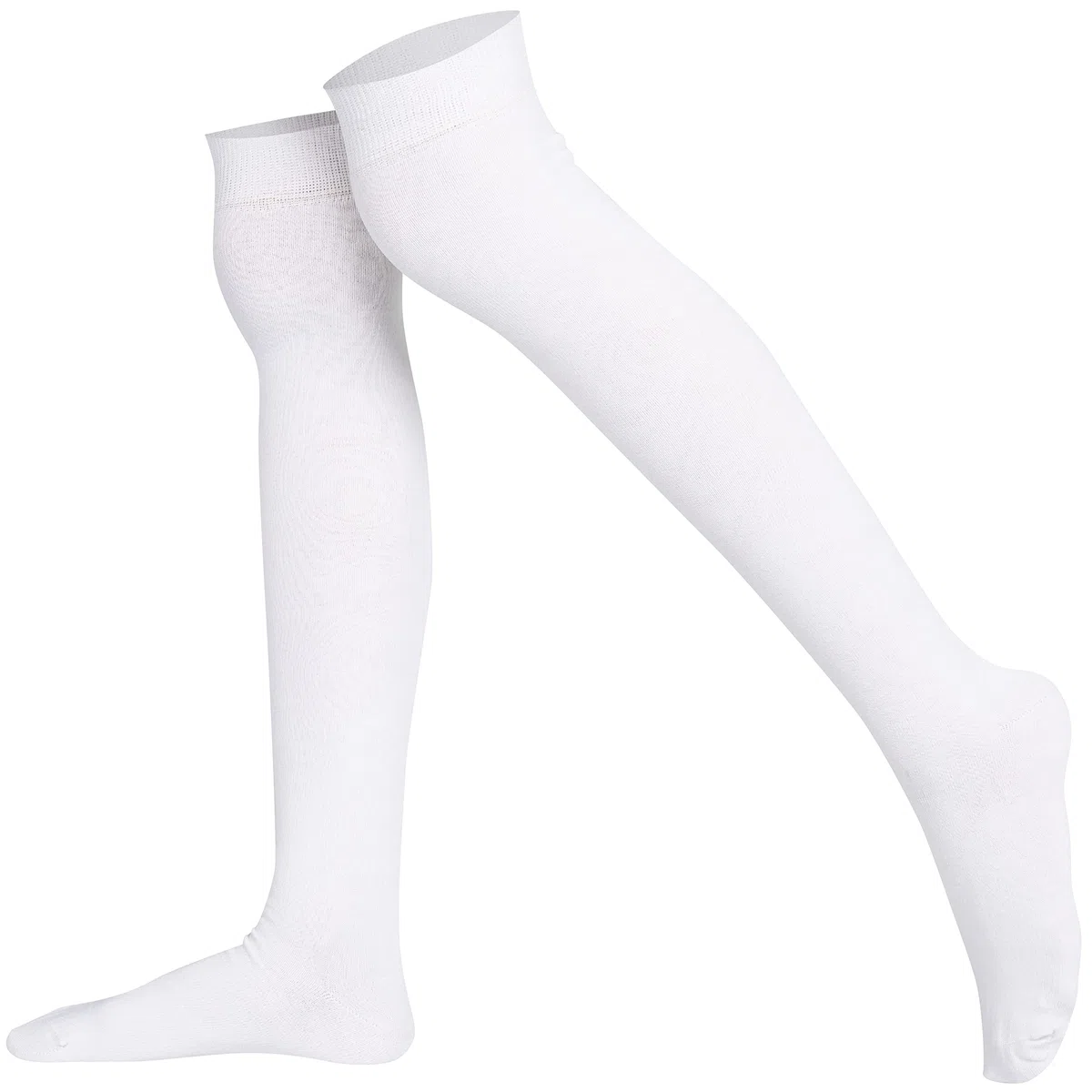 Mysocks Uniseks za kolano gładkie skarpety bezszwowe palce bawełna czesana