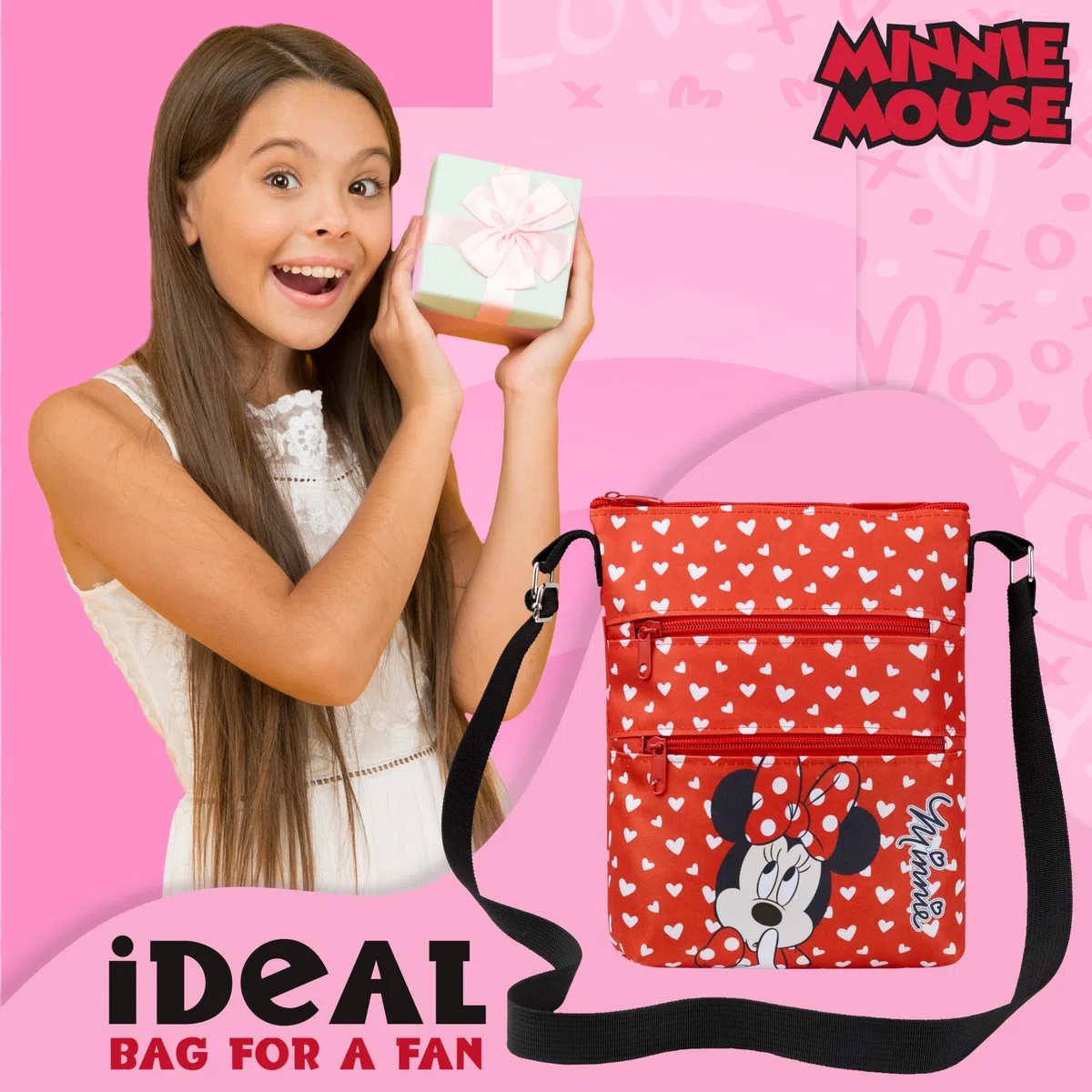 Disney Minnie Mouse Crossbody Bag Wielobarwność