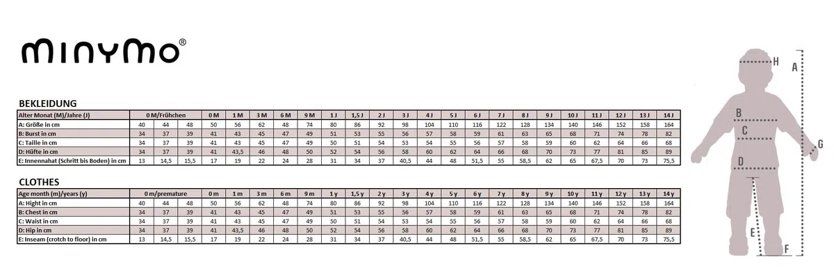 MINYMO Bluzka dla dziewczynek, biały (biały 100), 104