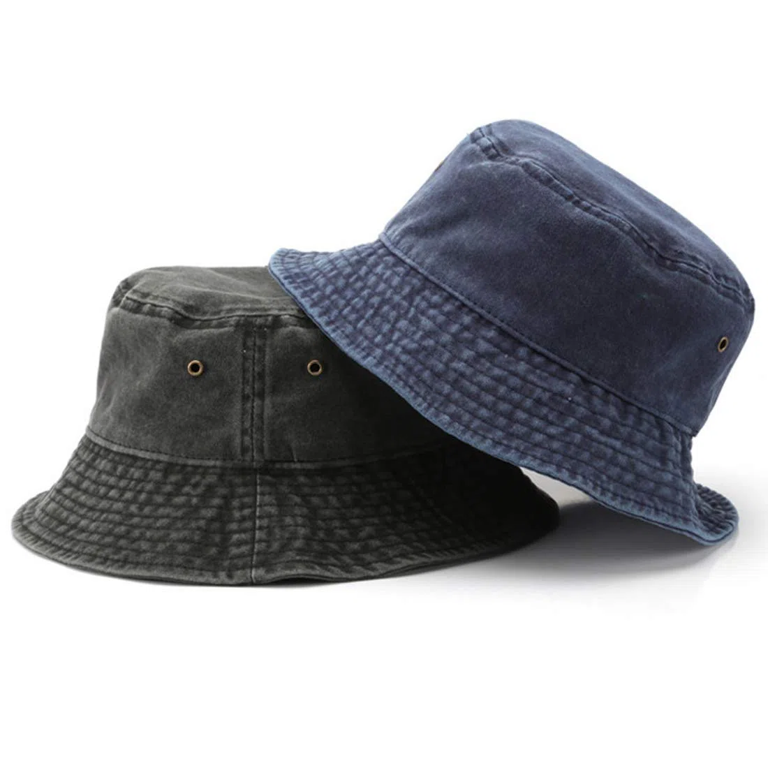 Vintage Cotton kapelusz rybacki kapelusz przeciwsłoneczny Washed Retro Outdoor Bucket Hat